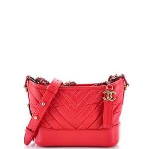 Chanel Gabrielle Hobo Chevron Aged #202260C24B
